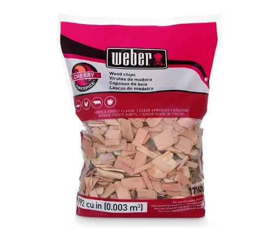 Weber Cherry Wood Chips, 2-Pound Pack
